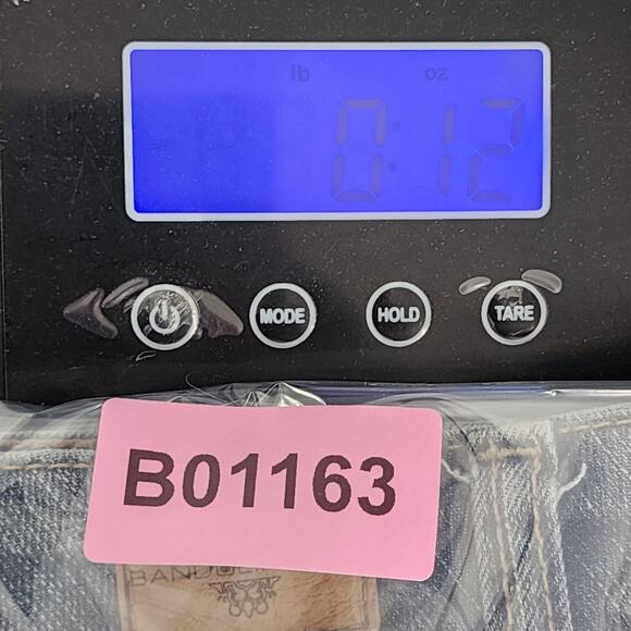 Bandolino Blu Jeans Womens 6 Blue Madie Mid Rise Crop Capri Cuffed Hem Stretch - Picture 15 of 15